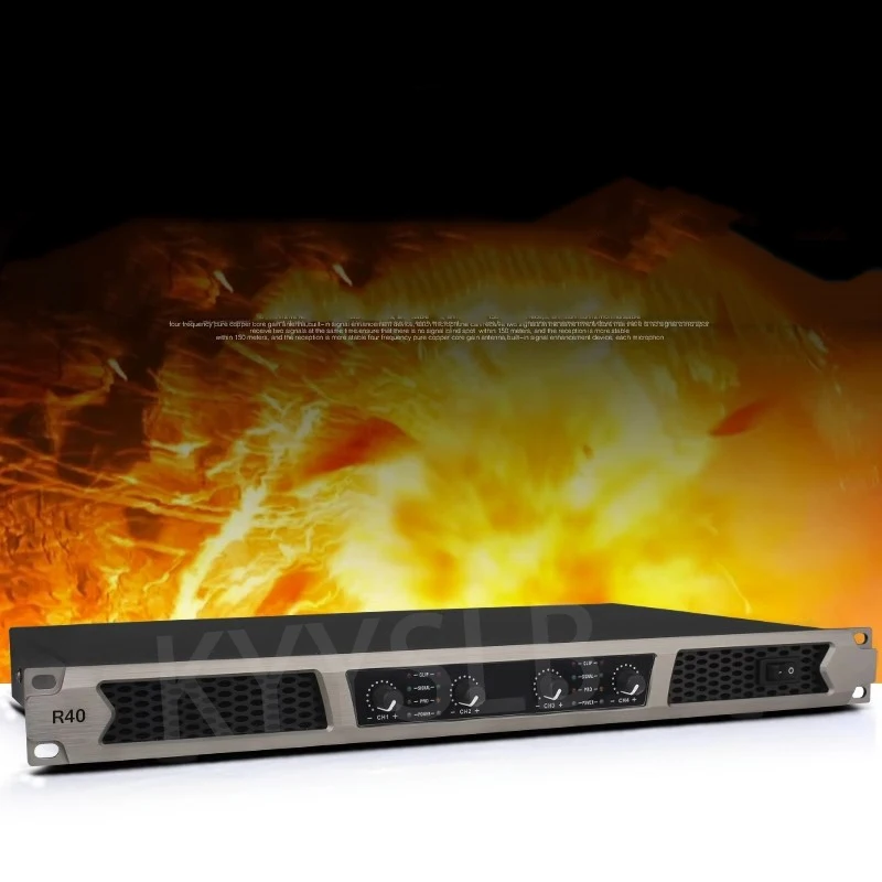 KYYSLB-Amplificador Digital profesional de alta potencia, equipo de sonido de Clase D para escenario KTV, 4x1200W - imagen 3