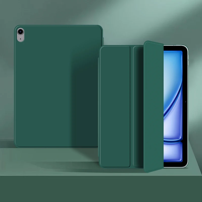 Smart Folio para iPad Pro 11 1st 2nd 3rd 4th funda Air 11 13 pulgadas M3 M2 funda para iPad 10th Air 6 5 4 10,9 "Mini 7 6 cubierta magnética - imagen 4