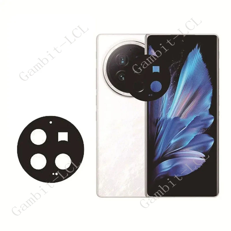 Lente de cámara integral 3D para Vivo X Fold3 Pro 8,03 "vidrio templado en VivoXFold3Pro Fold3Pro película protectora de pantalla trasera