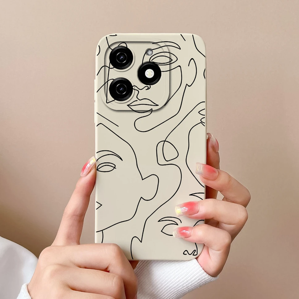 Para Tecno Spark 20 Pro Plus 20C funda de teléfono patrones divertidos de dibujos animados cobertura completa cubierta suave para Tecno Spark20 parachoques ligero - imagen 3