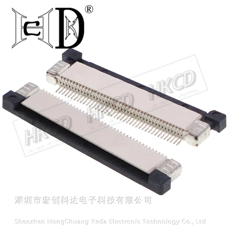 Conector de Cable plano FFC, enchufe de pantalla LCD, espaciado de 0,5 MM, tipo cajonera, conexión superior a conector FPC 19-45P, 10 Uds. - imagen 4