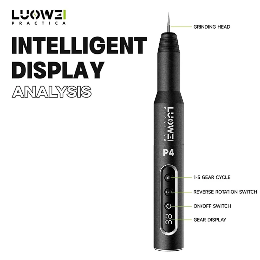 LUOWEI LW-P4 pluma de pulido de alto par para reparación de teléfonos móviles y tabletas placa base PCB Chip CPU herramienta de corte de pulido de marco - imagen 5