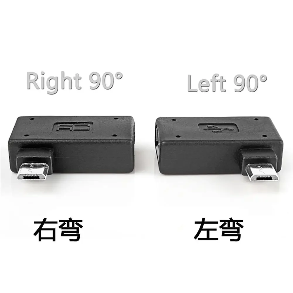 Adaptador Micro USB OTG 90 Grados Fire Stick TV Snes Mini Classic Nes Mini Fuente Alimentación Ángulo Izquierdo Derecho - imagen 2