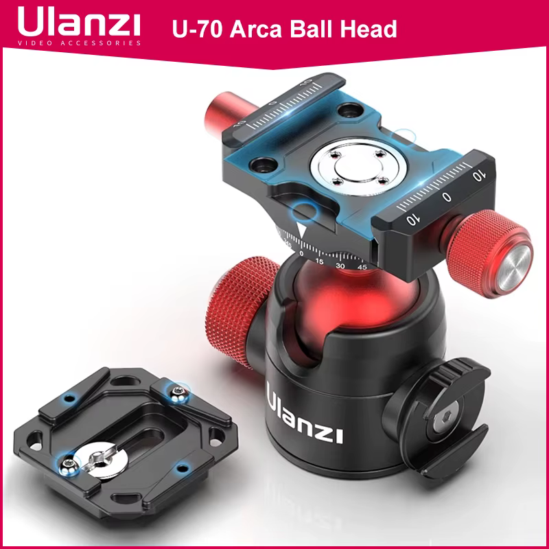 Ulanzi Cabezal de Bola Orientable Trípode Zapata Fría Vlog - imagen 2
