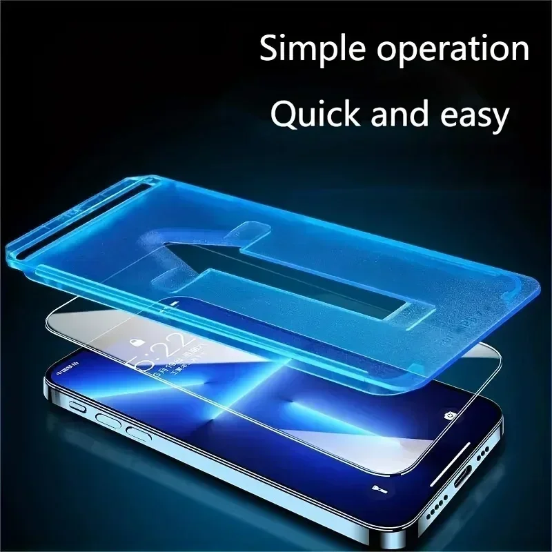 5 uds para Realme 11x14T 10 15 12 Lite 13 Pro Plus 4G 5G sin polvo fácil de instalar Protector de pantalla película de vidrio templado transparente - imagen 5