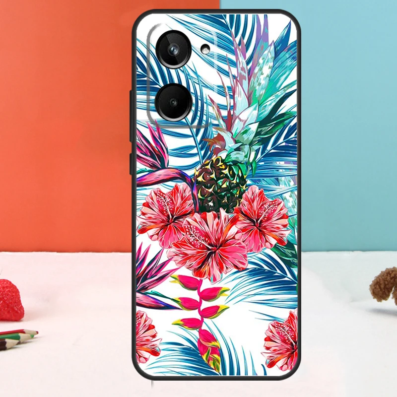 Funda de pájaros hawaianos del paraíso Tropical para Realme 15 Pro GT6 GT7 10 11 12 13 14 Pro Plus C51 C53 C55 C61 C63 C65 C67 C75 C71 - imagen 4