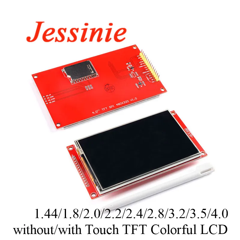 1,44 1,8 2,0 2,2 2,4 2,8 3,2 3,5 4,0 pulgadas SPI TFT LCD pantalla colorida módulo de pantalla LCD ILI9341 ILI9488 480*320 240*320
