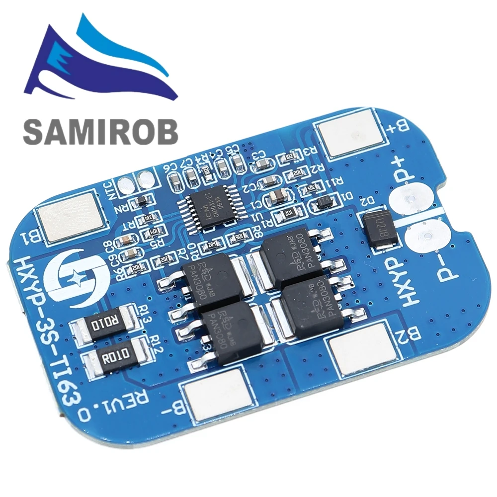 Placa de protección de batería de litio 3S BMS 18650, placa de protección contra sobredescarga y cortocircuitos, placa de protección de 12,6 V 14A - imagen 4