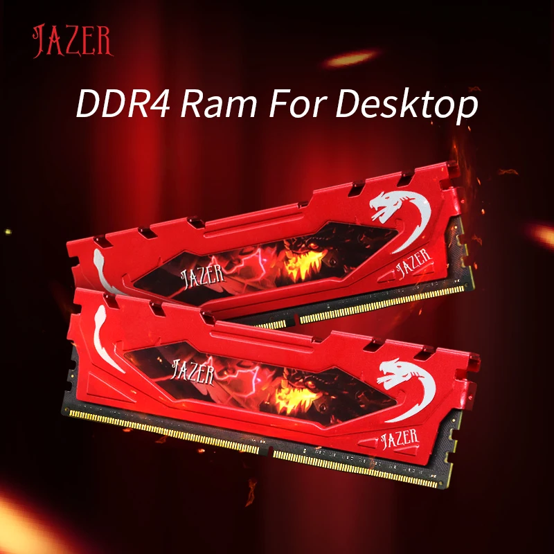 JAZER DDR4 Ram 16GB 8GB 3200MHz PC4 Memoria para juegos de escritorio compatible con placa base Memoria DDR4 - imagen 3