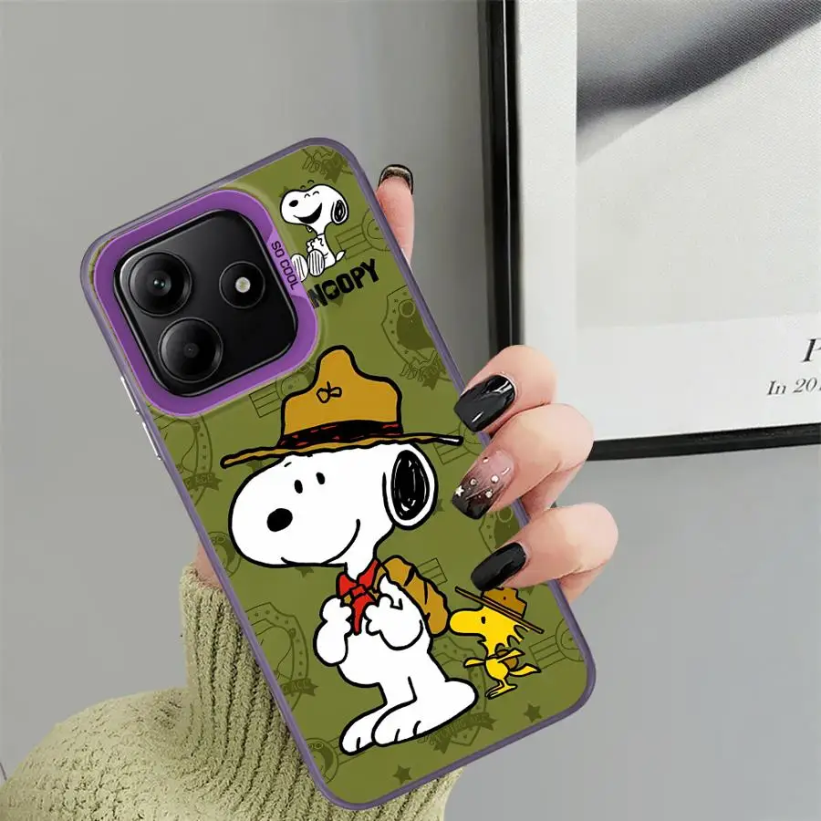 Funda de dibujos animados Cool S-S-noopyS para Xiaomi Redmi Note 9s 13 12 11 14 Pro Plus 10Lite 11s 12s 10s, funda trasera para teléfono - imagen 5