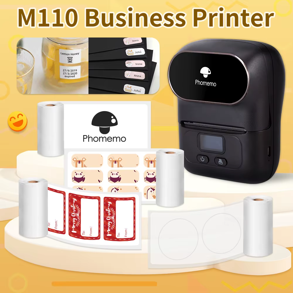 Phomemo M110 Impresora Térmica Portátil Bluetooth sin Tinta