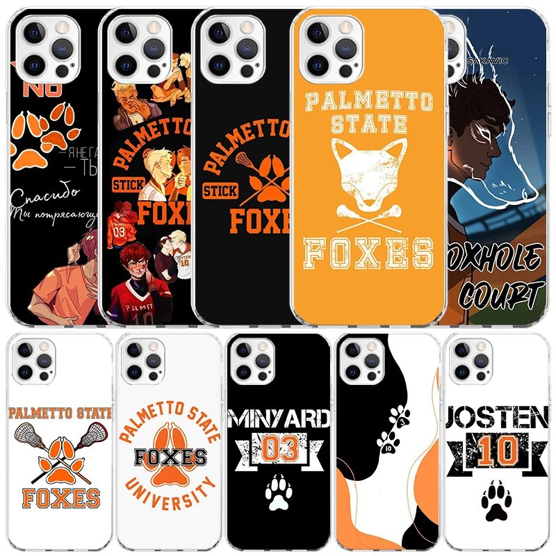 Andreil todo para el juego Palmetto State Foxes funda de teléfono de silicona para iPhone 17 16 16E 15 Pro Max 14 Plus 11 13 Mini 12 7 8