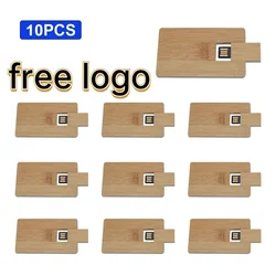 Pendrive Madera Arce Personalizado - Pack 10 Unidades USB