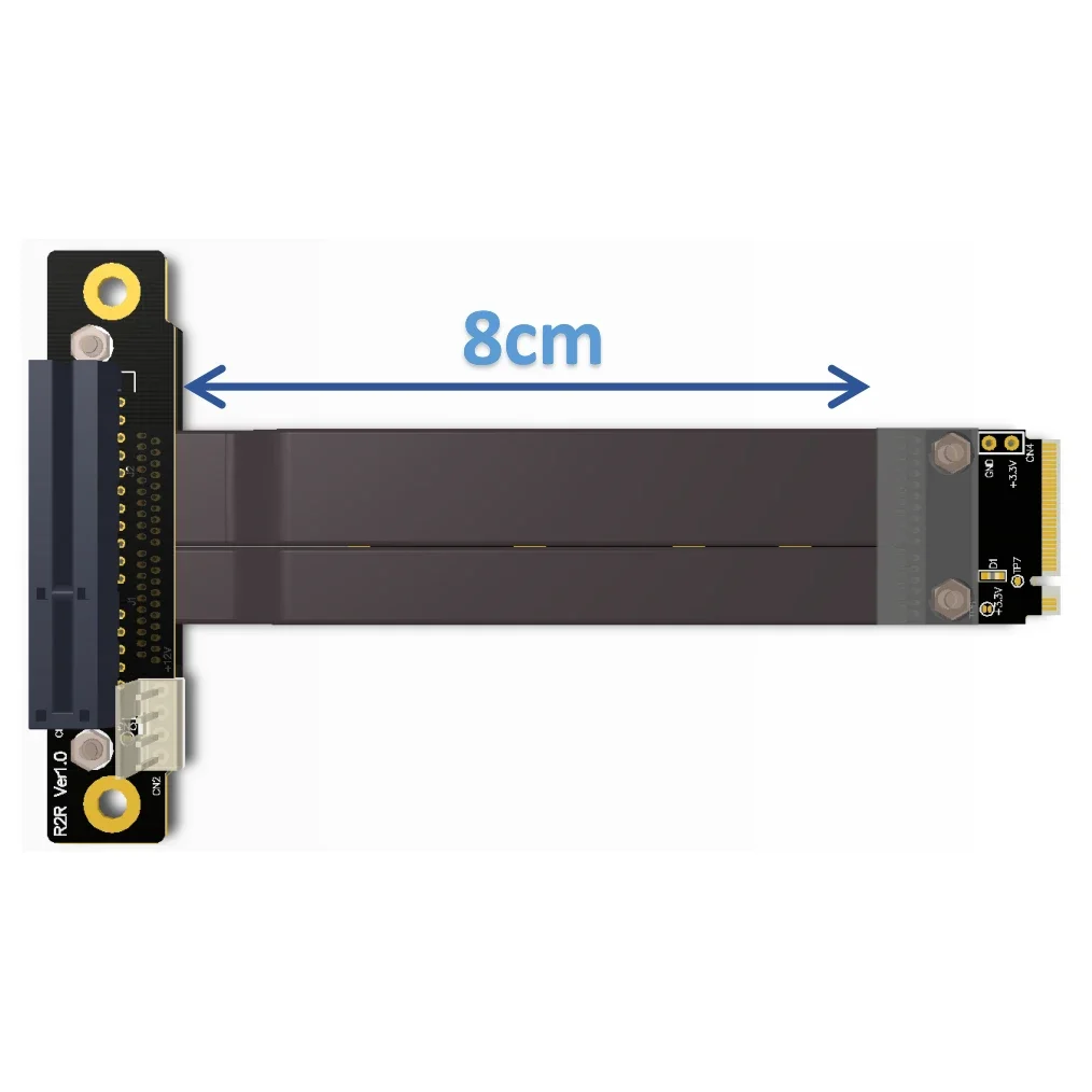 Cable de extensión M.2 NGFF NVMe a PCIE X4 X8 Pci-e 4x M2 a Pci-e X4 para tarjeta de captura de tarjeta de red NVMe SSD tarjeta adaptadora USB - imagen 4