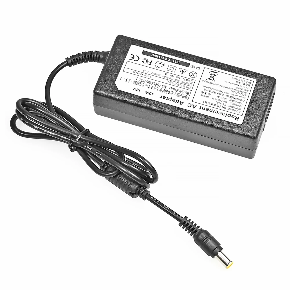 Fuente de alimentación 14V 3A AC adaptador cargador para Samsung LCD Monitor a2514 _ DPN A3014 AD-3014B B3014NC SA300 SA330 SA350 B3014NC F50 - imagen 2