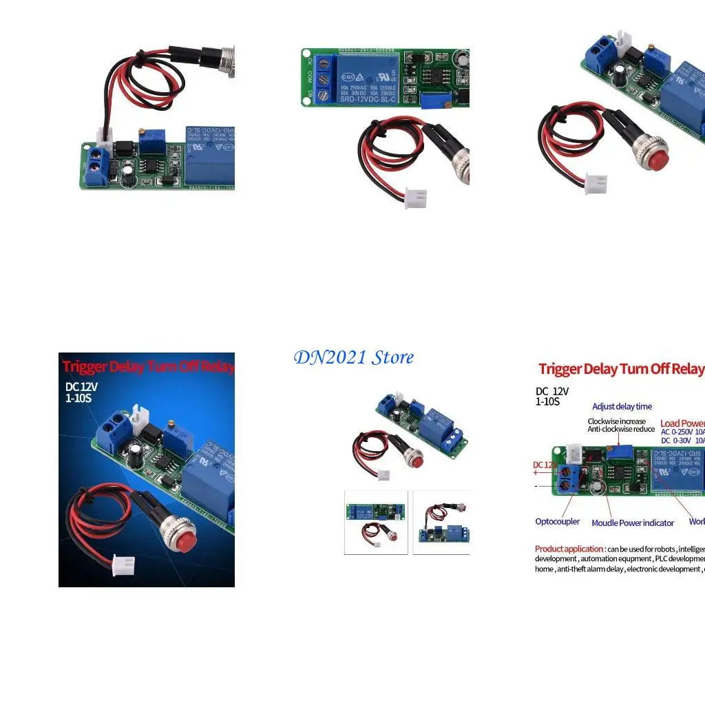 Módulo control preciso F3KE Configuración precisa, DC5V 12V ajustable