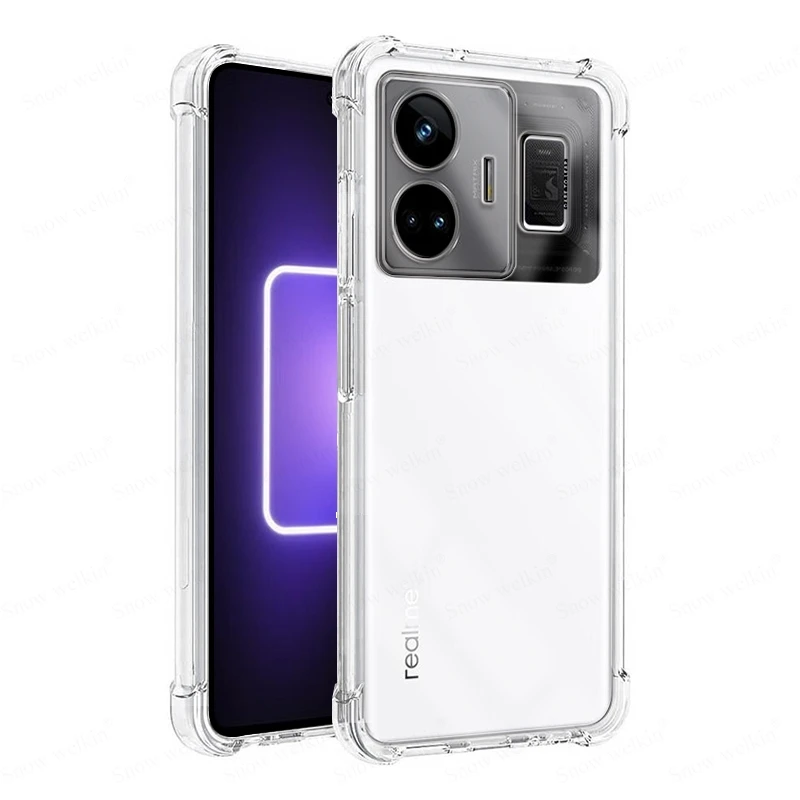 Para Realme GT 2 3 Airbags Buffer funda de protección completa para Realme GT3 GT2 Pro Explorer Master suave TPU a prueba de golpes funda trasera - imagen 3