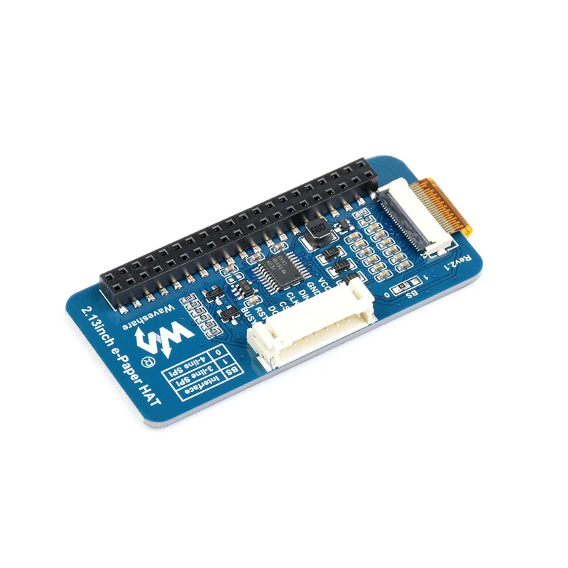 Raspberry Pi pantalla de tinta electrónica de 2,13 pulgadas HAT 250x122 interfaz SPI para Arduino para Raspberry Pi / Jetson Nano - imagen 3