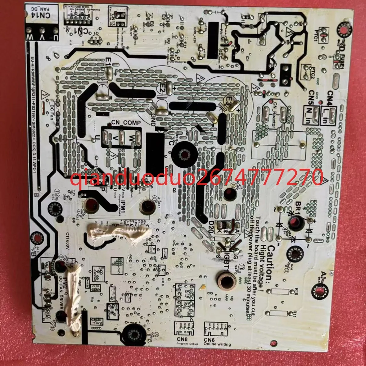 Adecuado para EE. UU. 17122000028181   Tablero principal del aire acondicionado AU-KFR80W/BP3N8-D30 - imagen 2