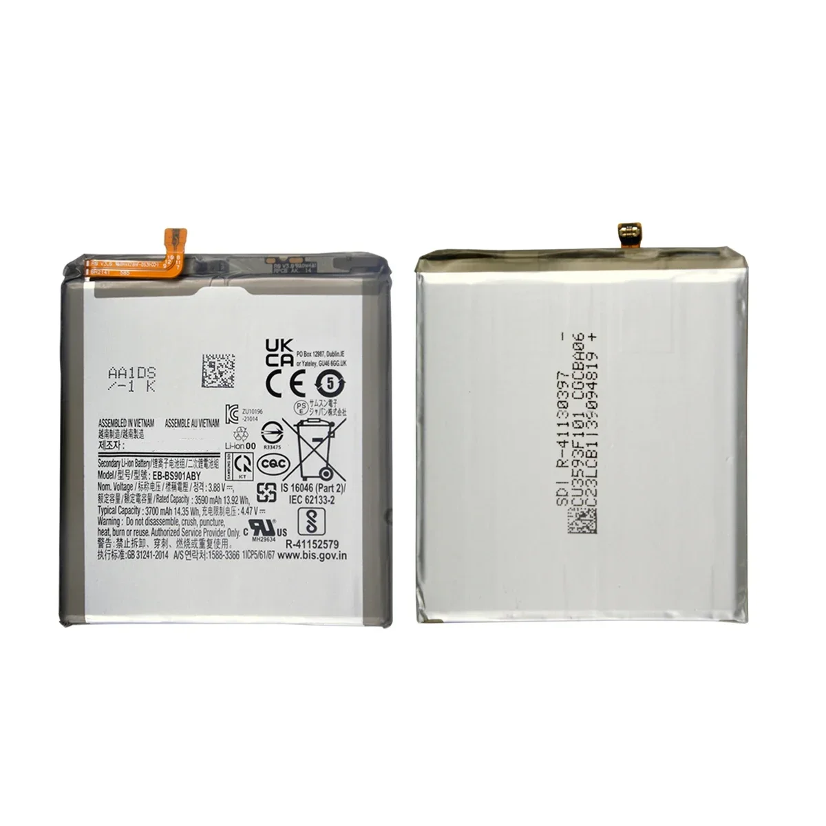Nueva batería de repuesto de alta calidad EB-BS901ABY 3700mAh para Samsung Galaxy S22 - imagen 4