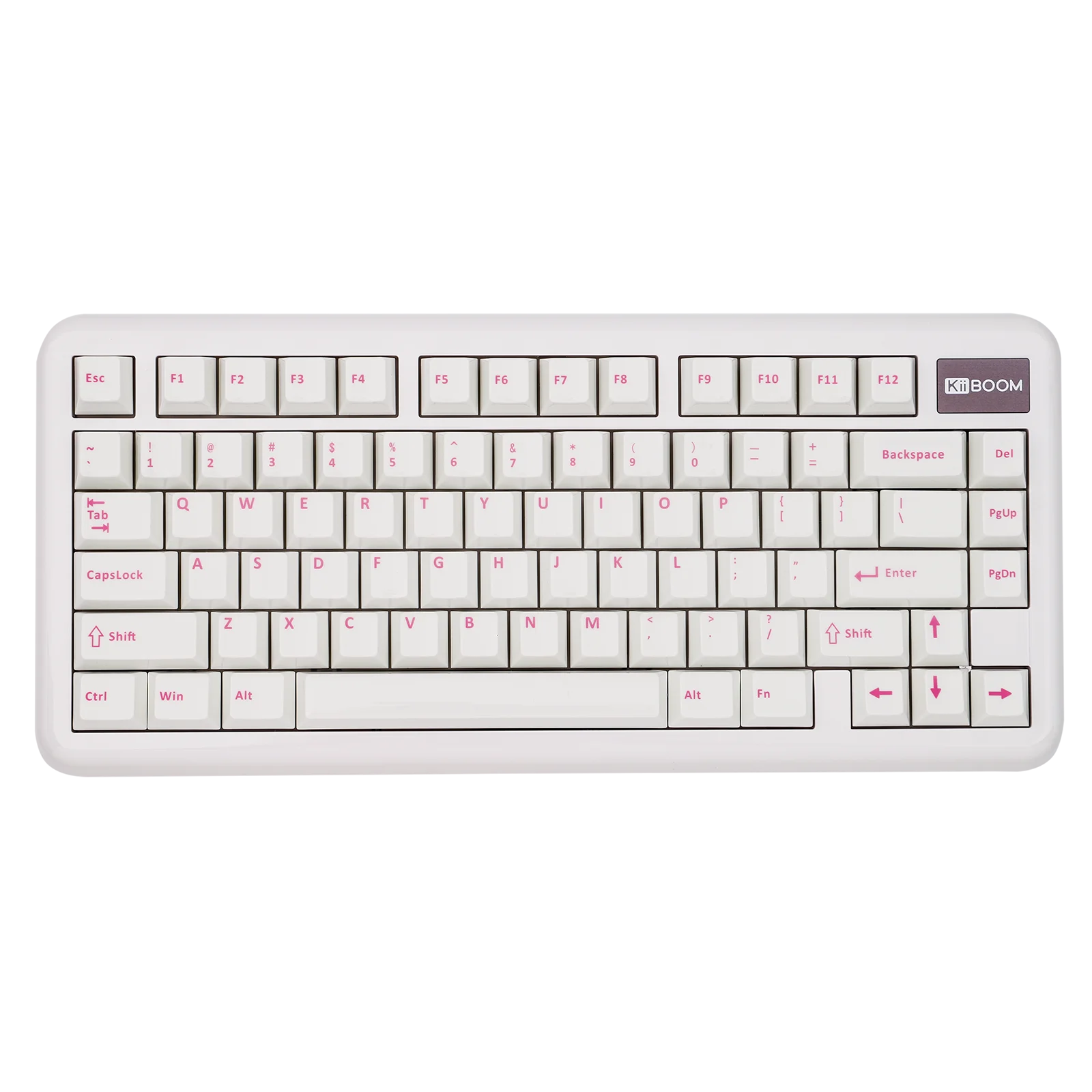 KiiBOOM Phantom81 Lite QMK/VIA 75% junta de intercambio en caliente con cable/BT/2,4 GHz teclado mecánico inalámbrico carcasa ABS + retroiluminación UV Tech RGB - imagen 2
