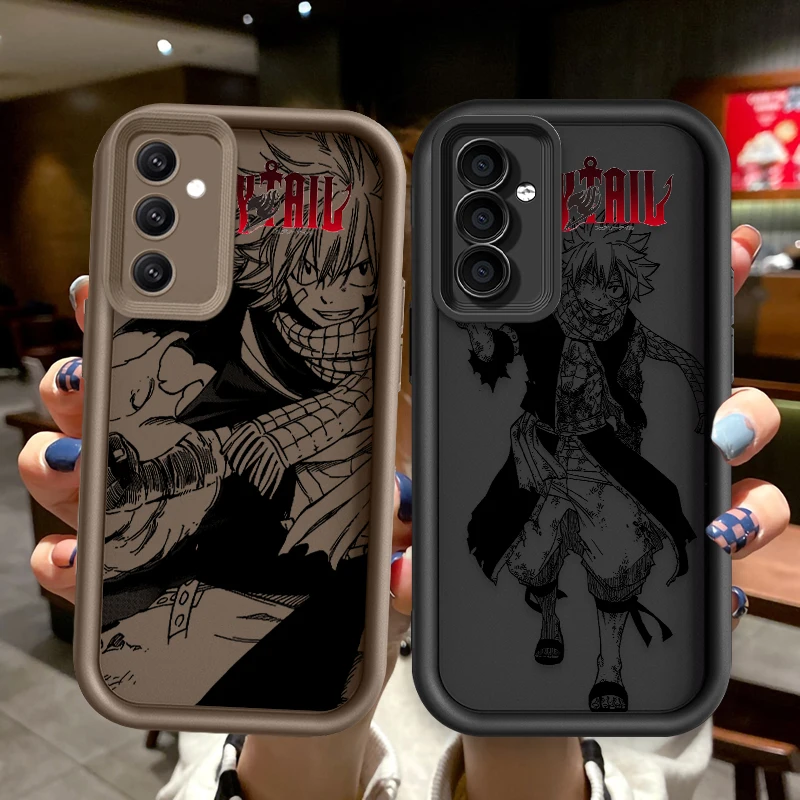 Anime Fairy Tail para Samsung Galaxy S24 S23 S22 S21 S20 Ultra Plus FE A52 A53 A54 A71 funda de teléfono con escalera ocular