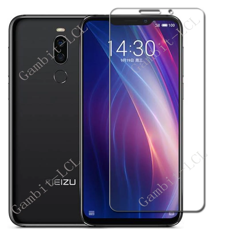 3 uds HD Original para Meizu X8 Protector de vidrio templado en MeizuX8 X 8 6,2 "película protectora de pantalla - imagen 2