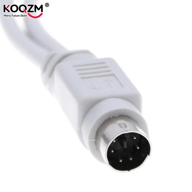 Cable adaptador divisor de placa base PS2 PS/2, Mini Din macho a 2 hembra para ratón, teclado, lector de tarjetas, escáner láser - imagen 4