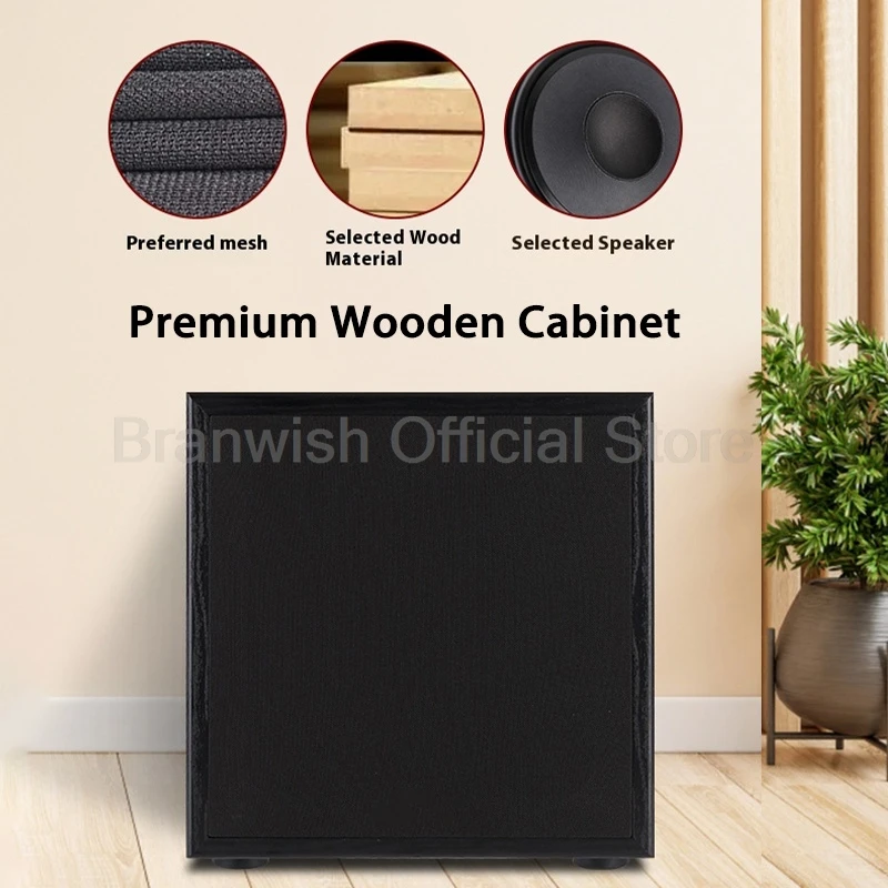 Altavoz Subwoofer activo de 200W y 10 pulgadas, altavoz HiFi Fever Home, Audio de cine en casa de alta potencia, súper subwoofer, caja de Audio de alta fidelidad - imagen 4