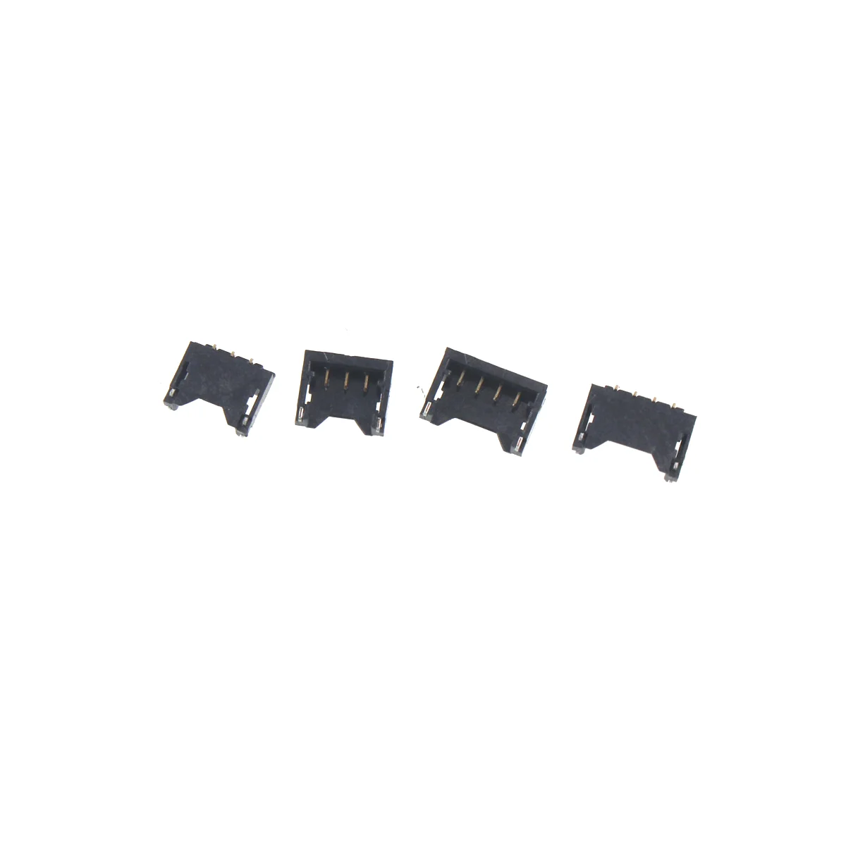 10 Uds 1,2mm reclinado conector base de 1,2 pines terminal Horizontal conector SMT 2P3P4P5P - imagen 5