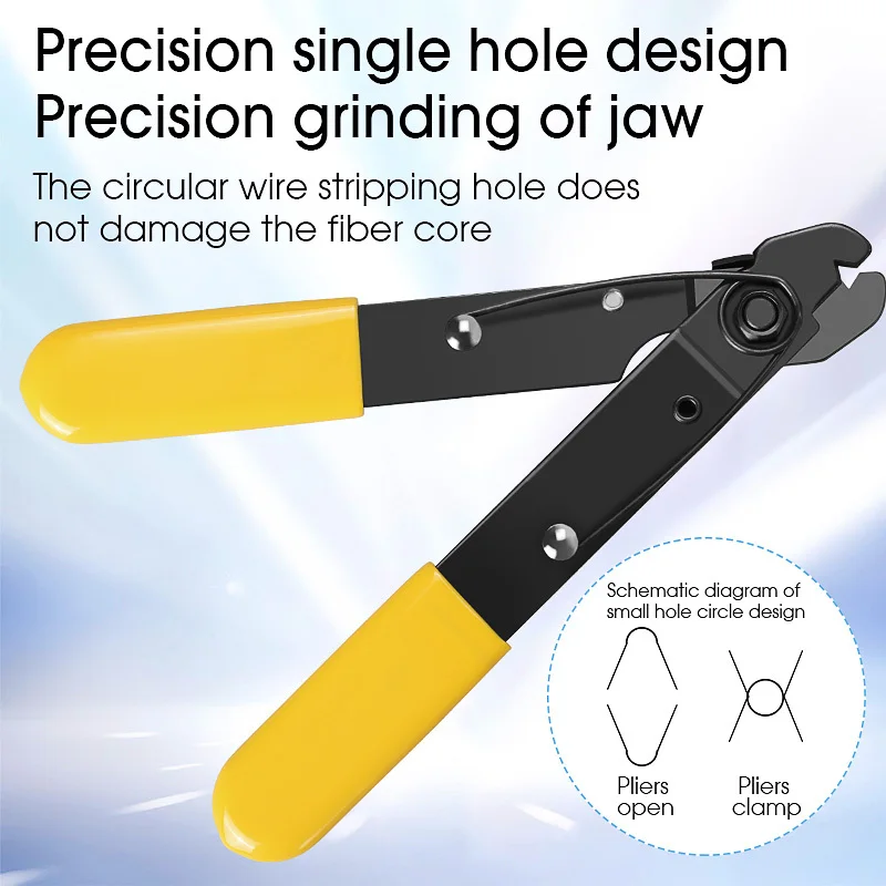 Pelacables de fibra óptica de un solo puerto FO103-S, alicates pelacables de fibra óptica, herramienta FTTH - imagen 5