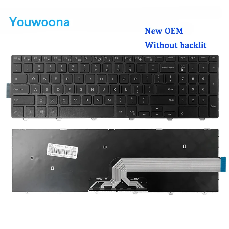 Teclado ORIGINAL para portátil DELL Inspiron 17-5748, 5749, 5755, 5758, 5759, P26E, nuevo - imagen 3