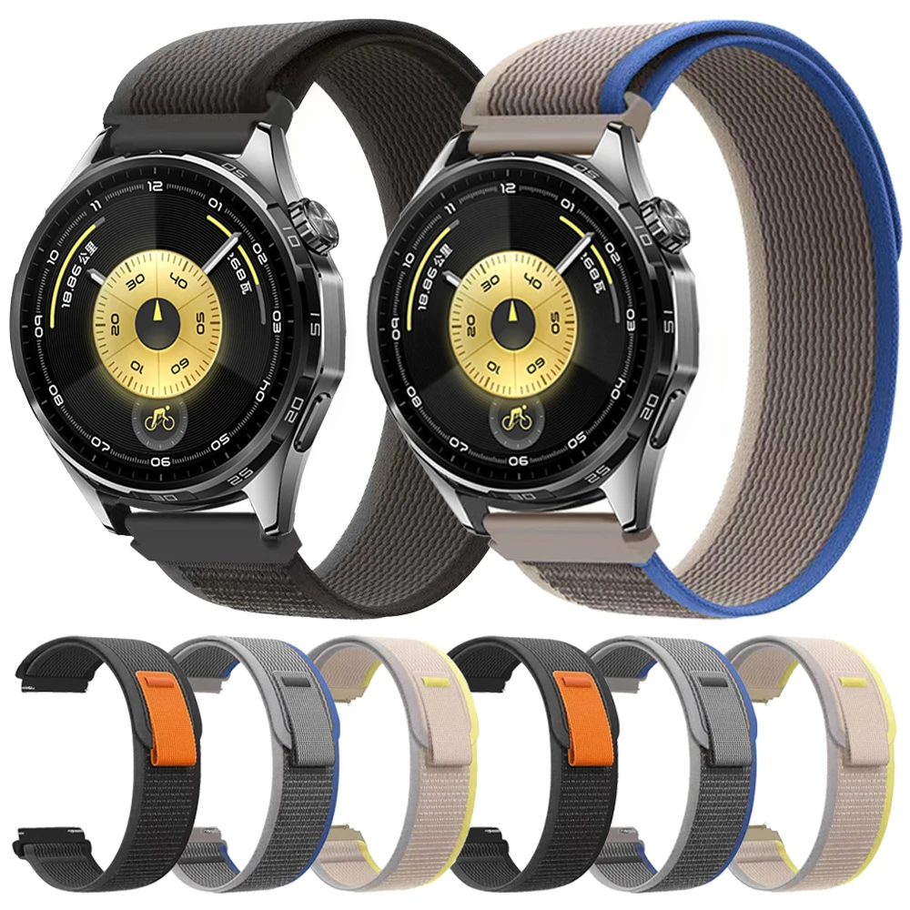 Correa de nailon de 20mm y 22mm para HUAWEI WATCH GT6 Pro, pulsera trenzada de 46mm, 5/4/3 Pro GT5 GT4 GT 3 SE 2 de 42mm, pulsera suave