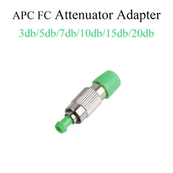 Atenuador de Fibra Óptica FC Macho-Hembra Monomodo – Conector APC