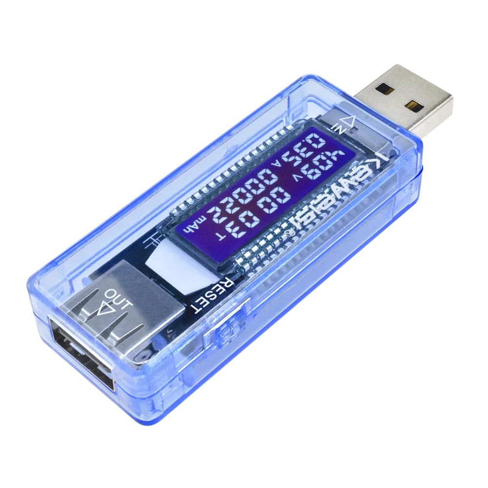 Probador de cargador USB de KWS-V20, medidor de corriente de voltaje médico, voltímetro, amperímetro, probador de capacidad de batería, Detector de energía móvil - imagen 2