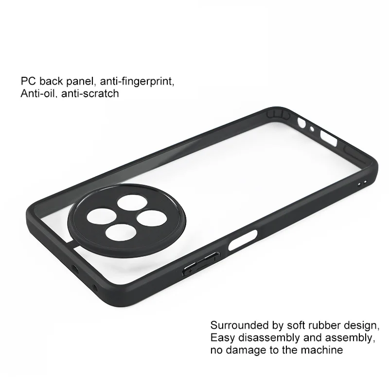 Para Realme 12 funda de lujo de silicona Tranperant TPU funda Realme 12 funda protectora de teléfono a prueba de golpes funda Realme 12 Pro Plus - imagen 4