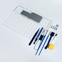 Kit mantenimiento teclado mecanico: estacion acrilica y herramientas