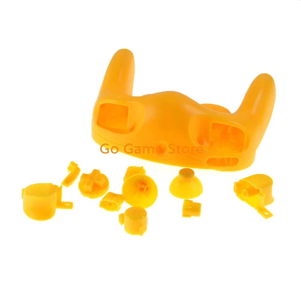 1 Juego para controlador NGC, carcasa frontal y trasera de repuesto con botón ABXY L R Z Dpad para mango Gamecube - imagen 4