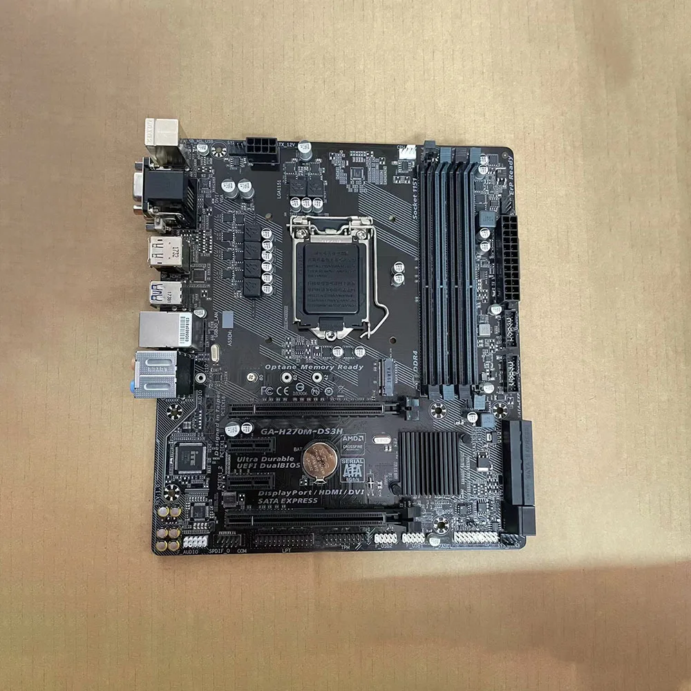 H270M-DS3H GA-H270M-DS3H placa base H270 DDR4 6XSATA HDMI DVI-D VGA PCIE3.0 - imagen 3