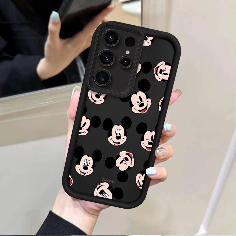 Disney-funda de silicona suave para teléfono móvil, carcasa de Mickey y Minnie para Samsung Galaxy S24, S23, S22, S21 Ultra Plus FE, A54, A34, A14, A73, A53, A33 - imagen 3