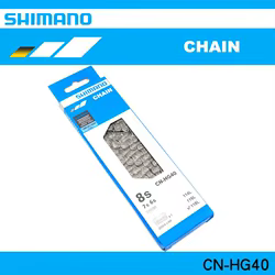 SHIMANO CN HG40 Cadena de 6/7/8 velocidades 116L Enlace para bicicleta de carretera Cadena Shimano original
