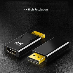 Adaptador DisplayPort a HDMI 4K – Audio y Video para Monitor