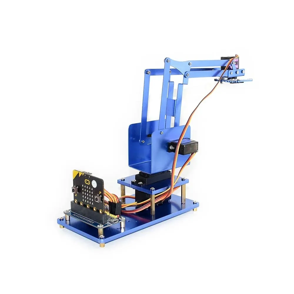 Waveshare 4-DOF Metal Robot A-rm Kit para micro:bit Bluetooth Control remoto nueva llegada - imagen 2