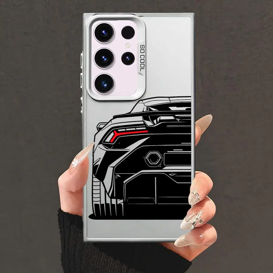 Funda trasera para teléfono Samsung Galaxy S23 S20 Plus S23 S22 S25 S24 FE Note 20 Ultra S21 Cool Car - imagen 3