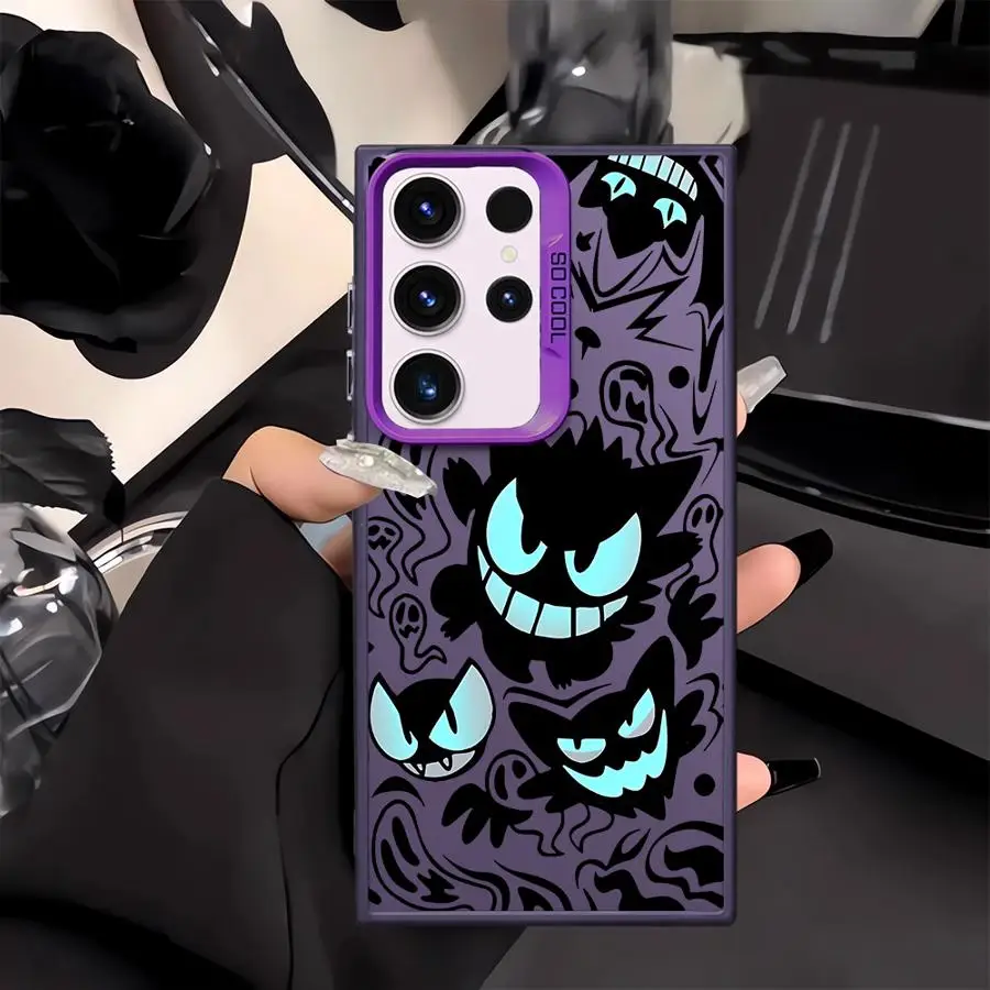 Funda para Samsung Galaxy S24 FE S23 S25 Note 20 Ultra S22 S23 S21 S20 Plus, funda trasera para teléfono Poke-monS Gen-garS Anime - imagen 5