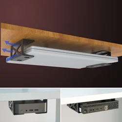 Soporte Bajo Mesa para Portátil y Mini PC – Mac y Dell OptiPlex