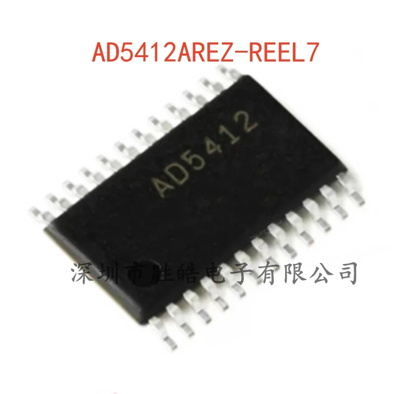 (2 uds) nuevo AD5412AREZ-REEL7 5412AREZ 12 CHIP convertidor de digital a analógico TSSOP-24 circuito integrado AD5412AREZ