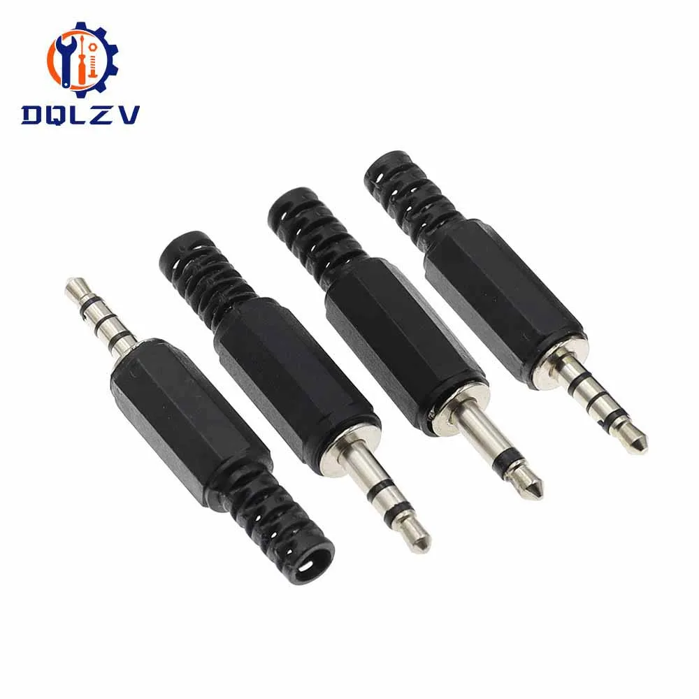 Conector RCA de 3,5mm, 2, 3, 4 polos, Mono estéreo, Audio y vídeo, conector de Cable de auriculares con enchufe de Audio Dual para toma de auriculares