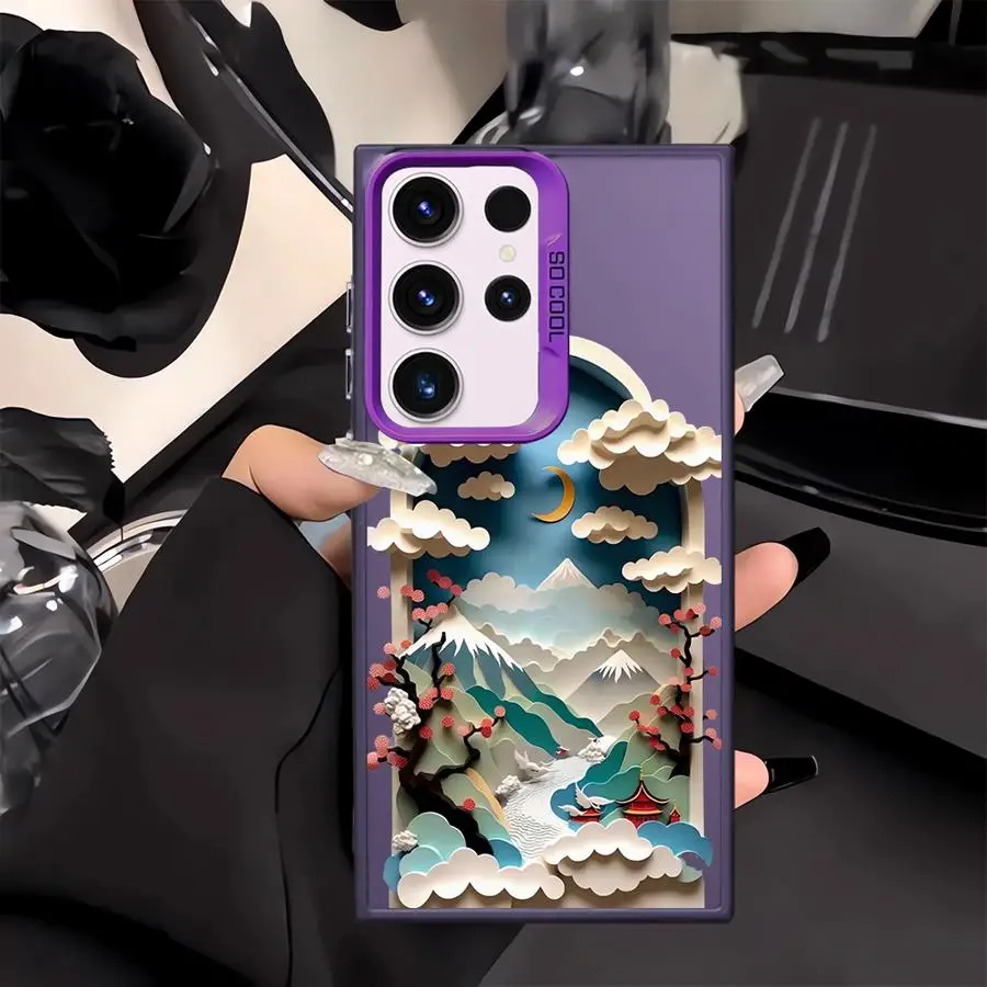 Funda trasera para teléfono Samsung Galaxy S25 Note 20 Ultra S22 S20 Plus S21 S23 S23 S24 FE suspensión de cielo de verano - imagen 3