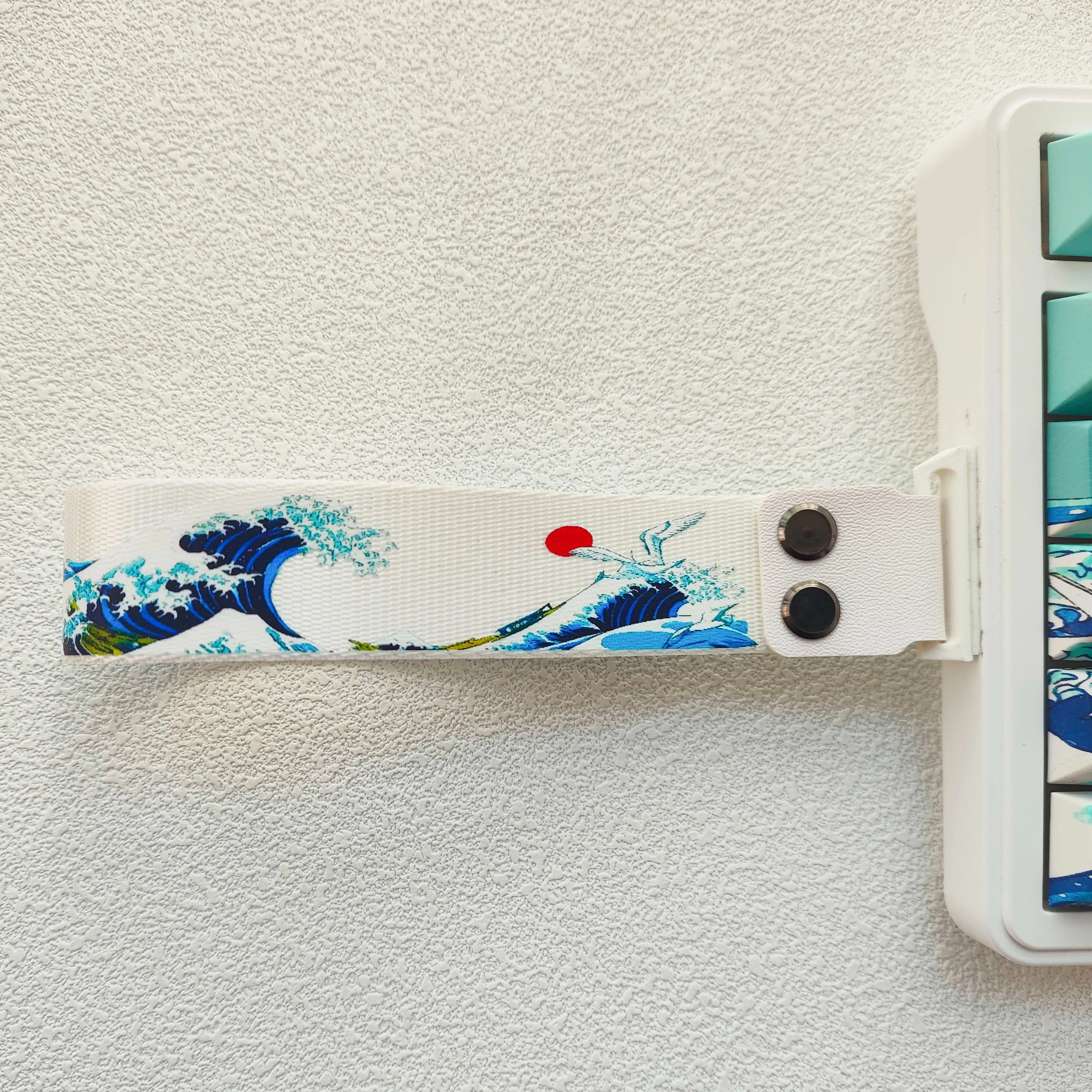 Accesorios para teclado de Anime, correa de cinta Compatible con Wooting 60HE y ATK68, correa de nailon personalizada para teclado mecánico - imagen 5